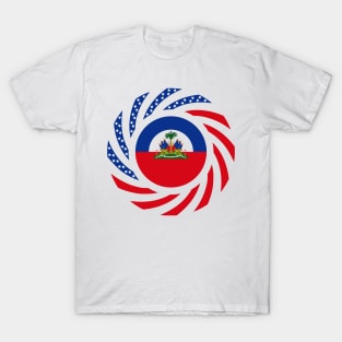 Haitian American Multinational Patriot Flag T-Shirt